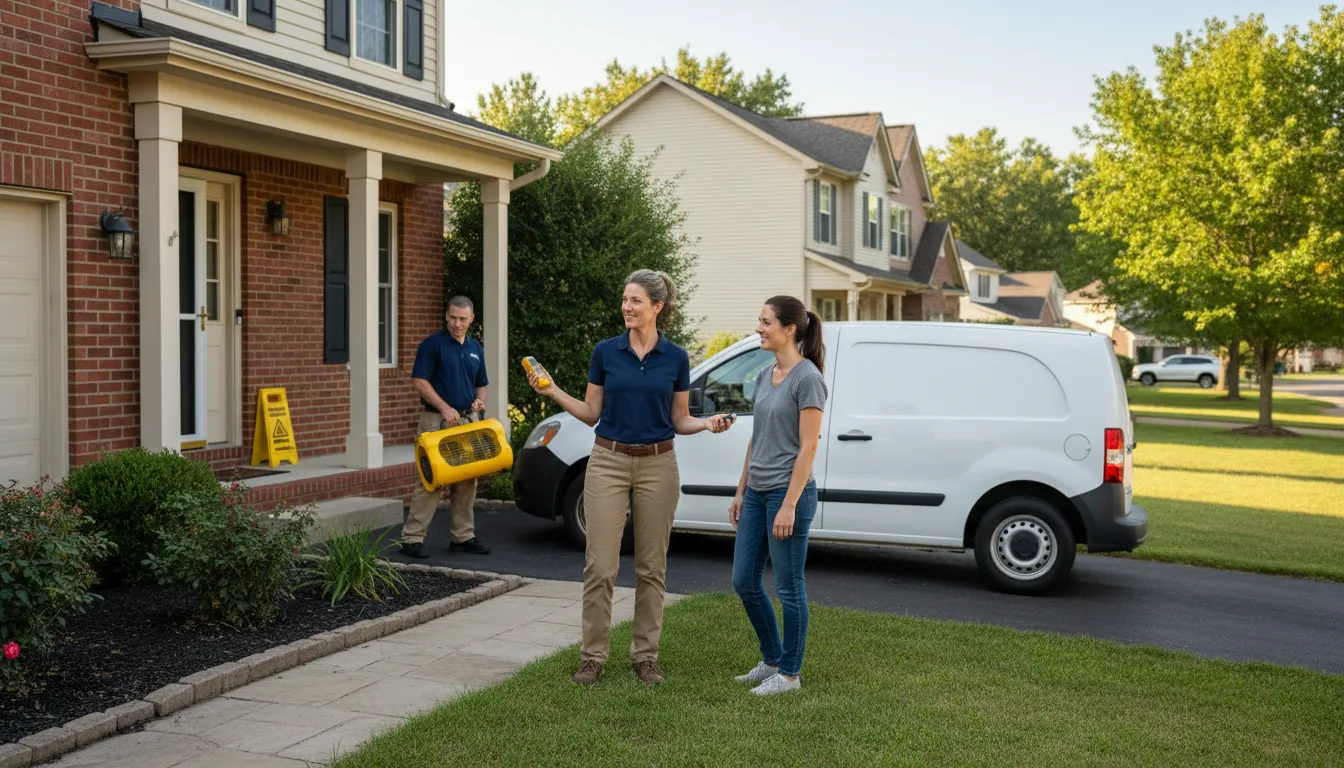 Water restoration image for Water Damage & Restoration Services in Middlefield, CT